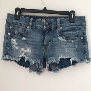 American Eagle distressed shorts